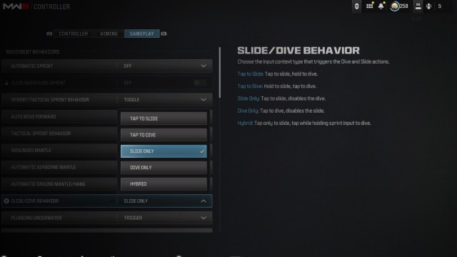 Slide Settings MW3 Season 2