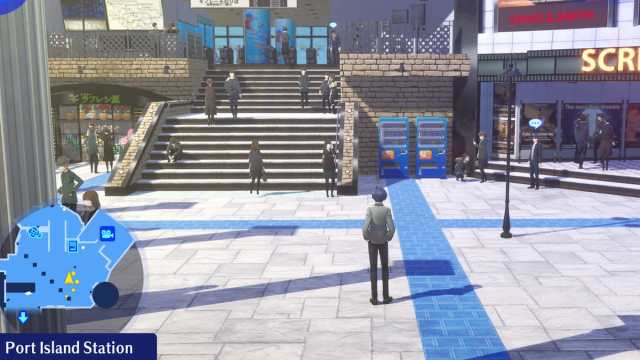 Persona 3 Reload Port Island Station vending machine