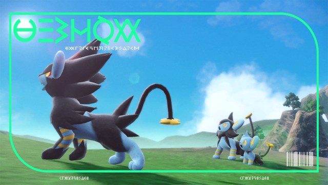 Pokémon Scarlet and Violet Pokédex image for Luxray.