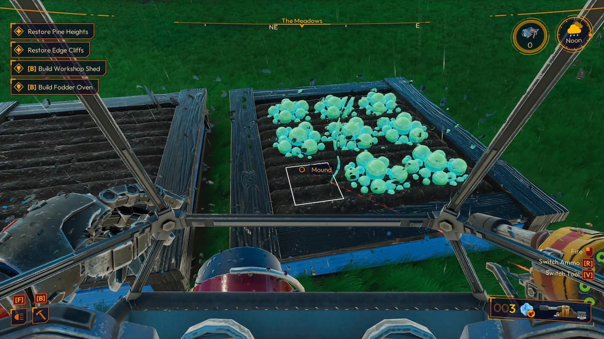 Growing crops in Lightyear Frontier