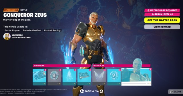 Fortnite Myths & Mortals Battle Pass