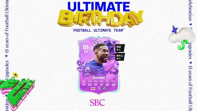 EA FC 24 Reece James Ultimate Birthday SBC
