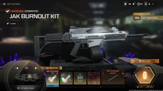 MW3 JAK Burnout Kit Battle Pass