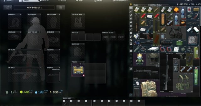 Escape From Tarkov Stash Space