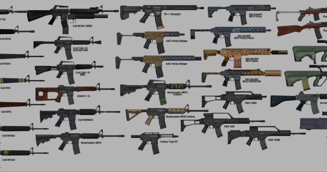 Project Zomboid Britas Assault Rifles 2