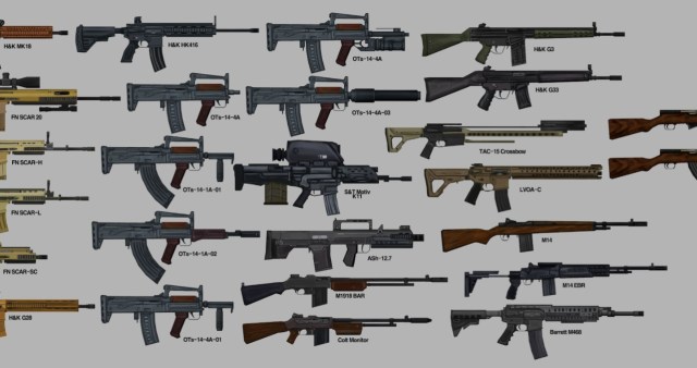 Project Zomboid Britas Assault Rifles 4