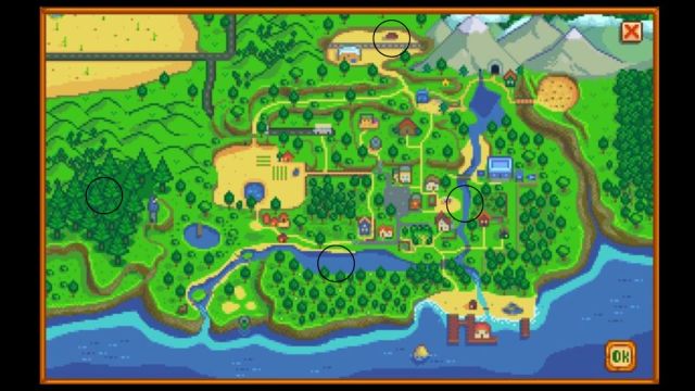 Stardew Valley Catfish Map