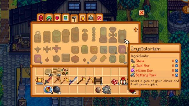 Stardew Valley Crystalarium