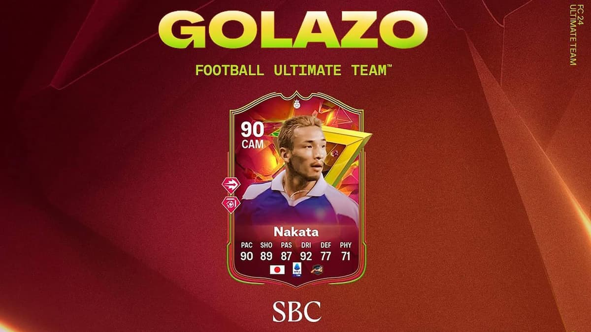 EA FC 24 Hidetoshi Nakata Golazo SBC