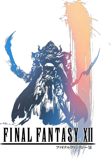 An image of Final Fantasy 12's logo, featuring Gabranth.