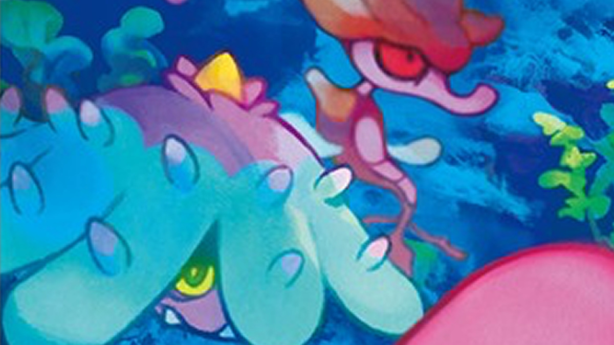 An illustration of Mareanie and Skrelp.