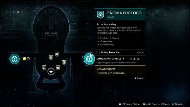 Destiny 2 Enigma Protocol