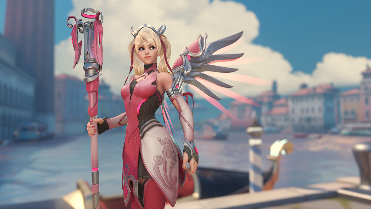 Overwatch 2 Pink Mercy Skin