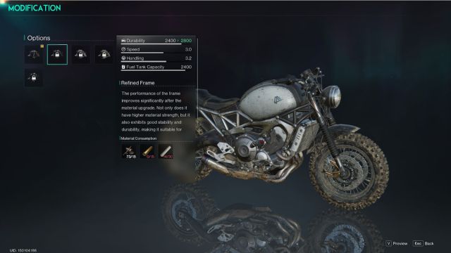 Once Human Motorcycle Durability