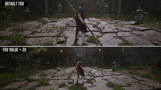 Black Myth Wukong FOV Comparison