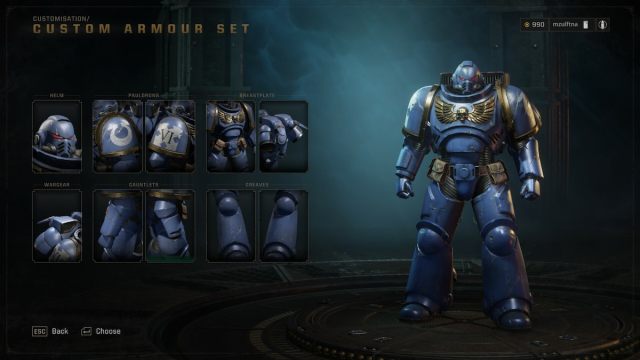 Custom Armor Set Space Marine 2