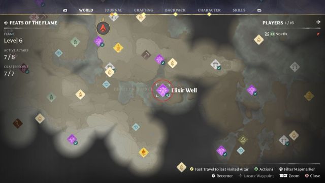 Clear the Elixir Well Map Location Enshrouded Guide