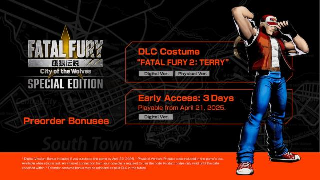 FATAL FURY: City of the Wolves Special Edition Pre-Order Bonus