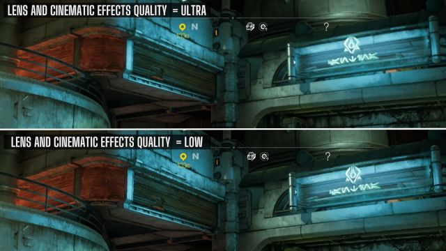 Lens and Cinematic Effects Quality Comparison Star Wars Outlaws