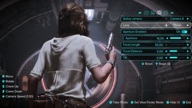 Star Wars Outlaws Photo Mode Camera Options