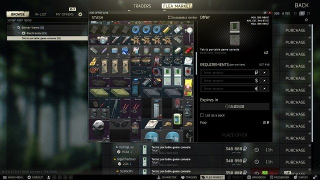 Tetriz Selling EFT