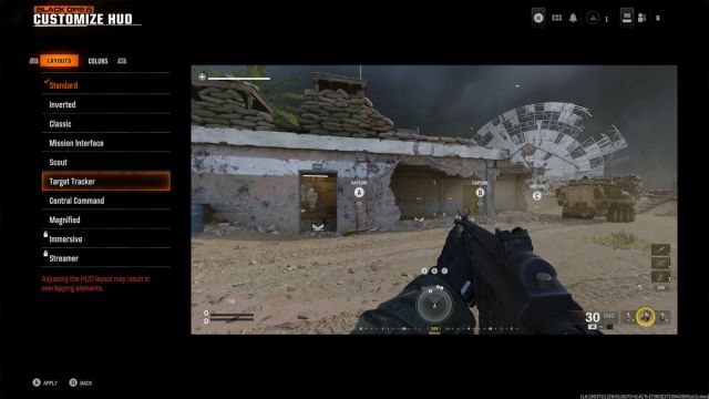 Call of Duty: Black Ops 6 HUD Menu