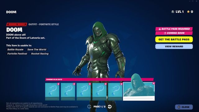 Fortnite Chapter 5 Season 4 Doom