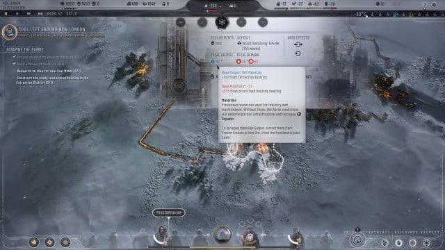 Extraction District Materials Output Frostpunk 2