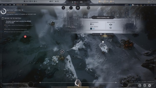 Food Stockpile Hub Frostpunk 2