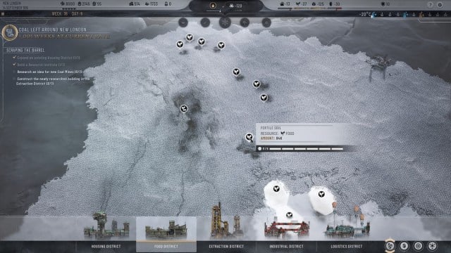 Food Tiles and Districts Frostpunk 2