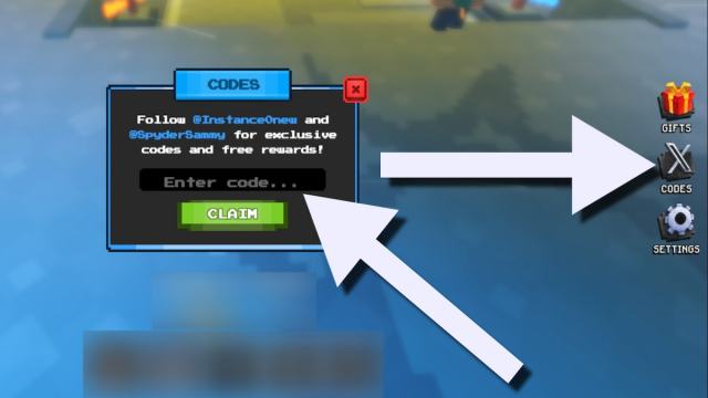 How to redeem codes in Pixel Tower Defense