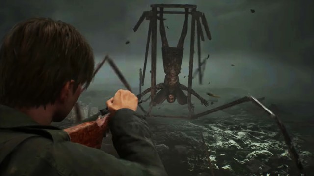 Silent Hill 2 Remake Mary dash attacking James