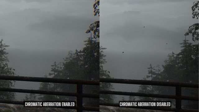 Silent Hill 2 Chromatic Aberration Comparison