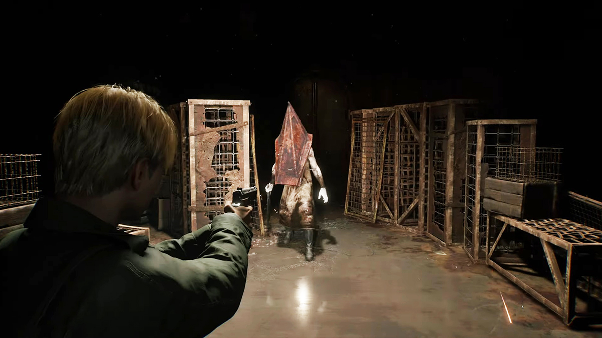 all guns in combat Silent Hill 2 Remake