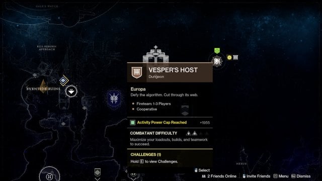 Destiny 2 Ice Breaker Vesper's Host